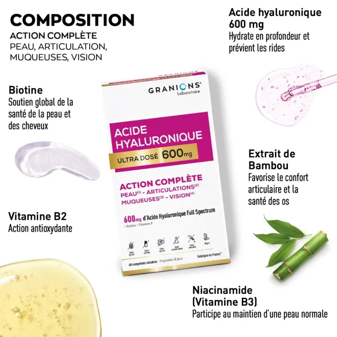 Acide Hyaluronique 600 mg