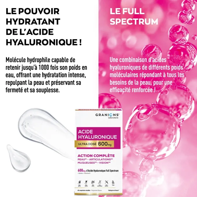 Acide Hyaluronique 600 mg