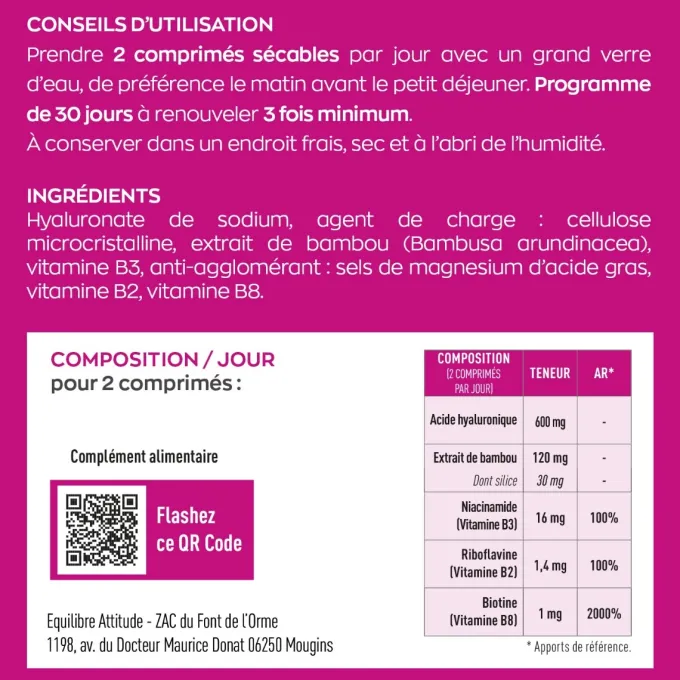 Acide Hyaluronique 600 mg