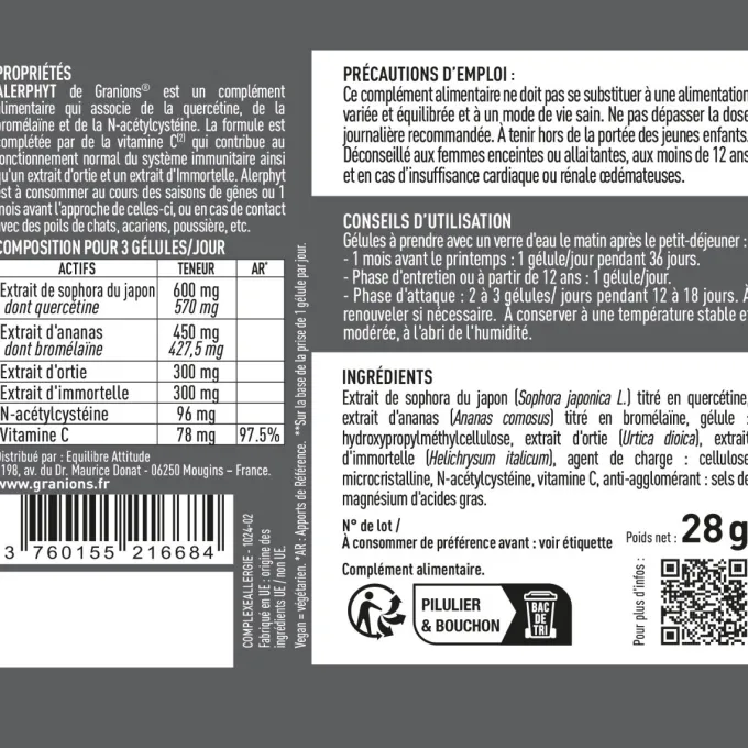Alerphyt - 36 gélules