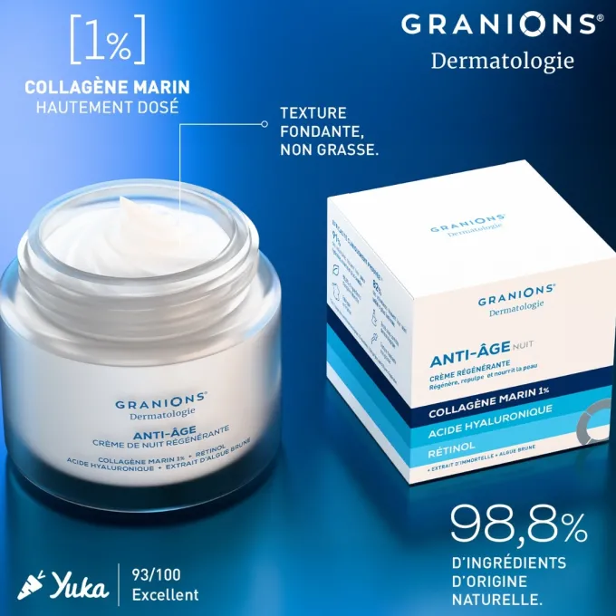 Anti-âge crème de nuit régénérante