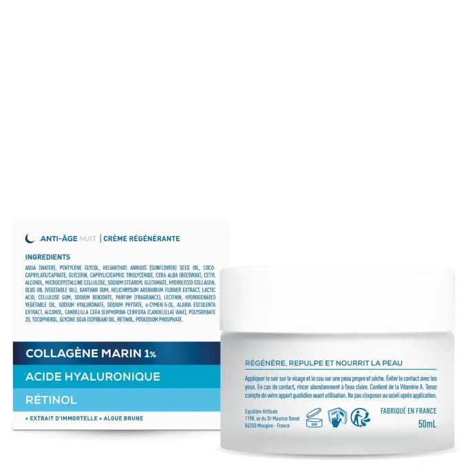 Anti-âge crème de nuit régénérante