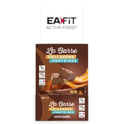 Barre Protéinée Collagène Caramel – Lot de 24