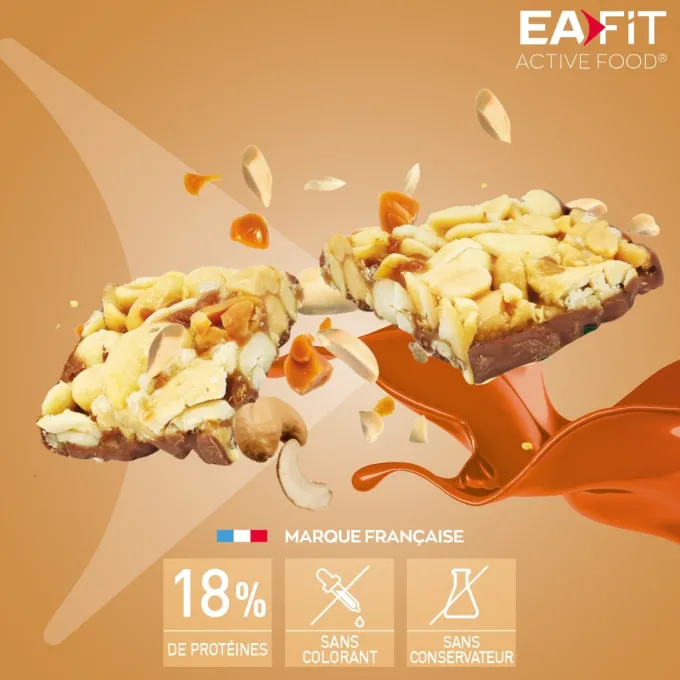Barre Protéinée Noix & Caramel