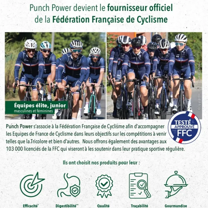 Boisson énergétique PUNCH POWER - Boost énergétique +3H - Citron