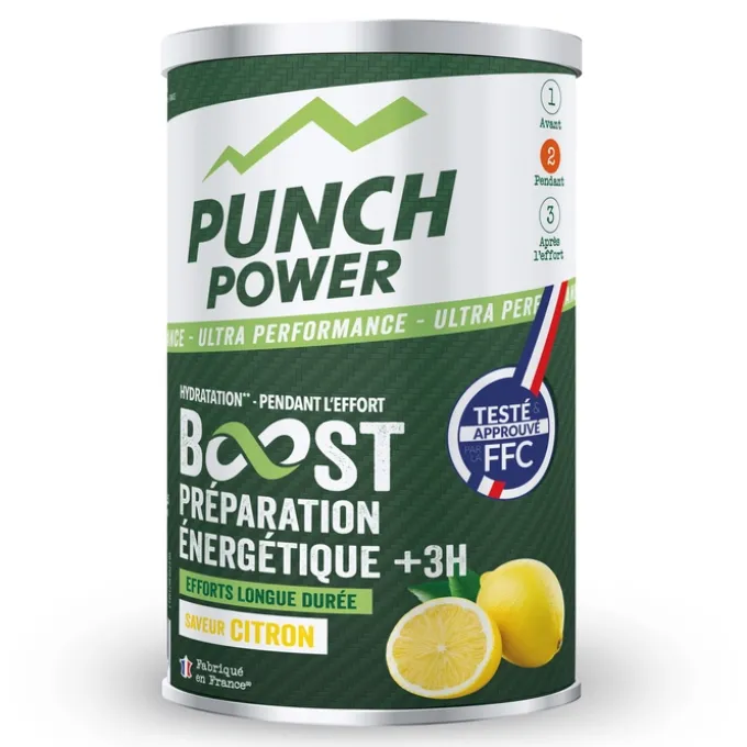 Boisson énergétique PUNCH POWER - Boost énergétique +3H - Citron