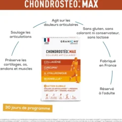 Chondrostéo Max - Collagène, Curcuma & Acide hyaluronique