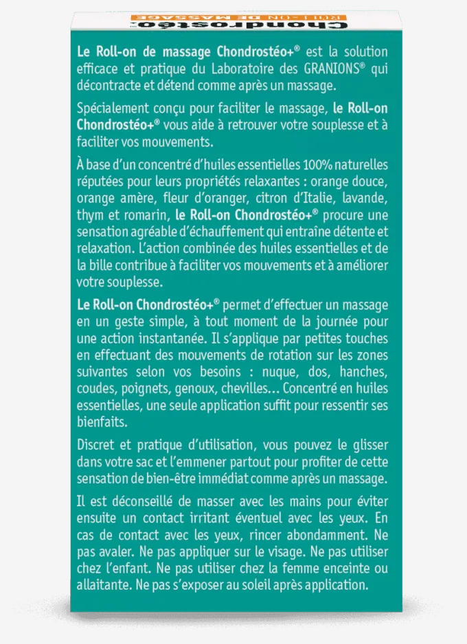 Chondrostéo+ Roll-on de massage 6 ml (200 utilisations)
