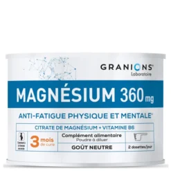 Citrate de Magnésium en poudre - 360 mg