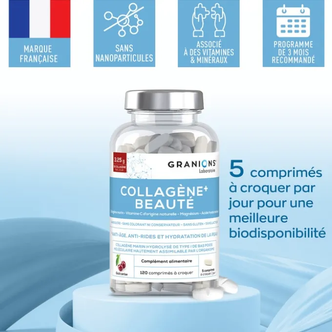 Collagène+ Beauté - Comprimé à croquer - Cerise