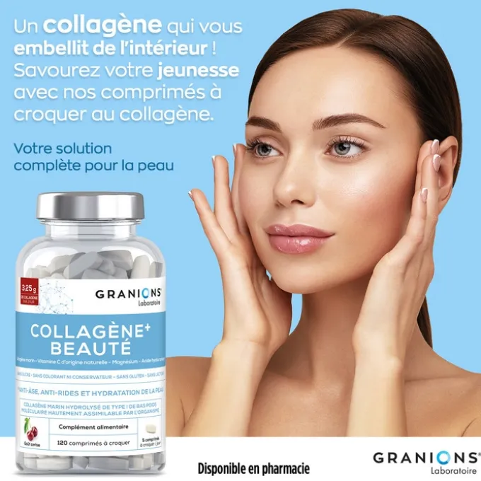 Collagène+ Beauté - Comprimé à croquer - Cerise
