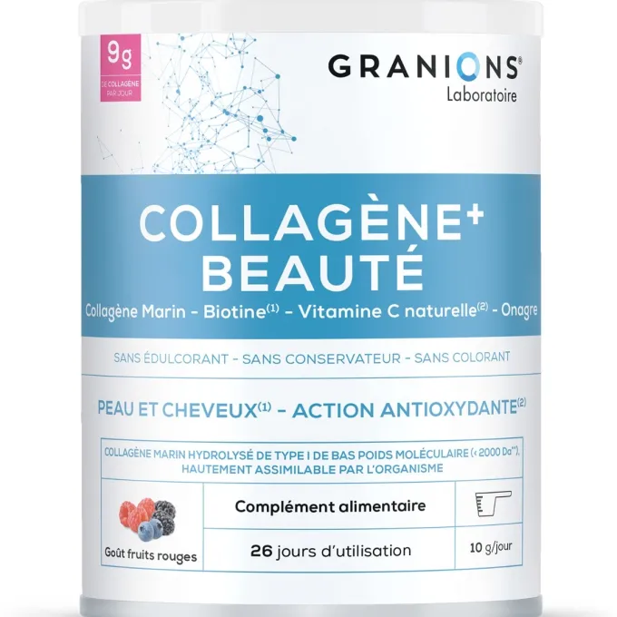 Collagène + beauté goût fruits rouges