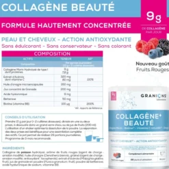 Collagène + beauté goût fruits rouges
