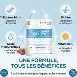 Collagène + beauté goût fruits rouges