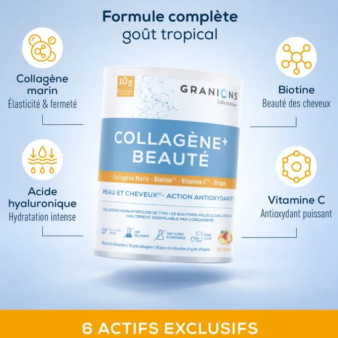 Collagène + beauté goût Tropical