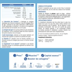Collagène marin, Acide Hyaluronique, Calcium & Magnésium format éco 2 mois