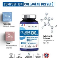 Collagène Marin - Type I & II - 3000 mg