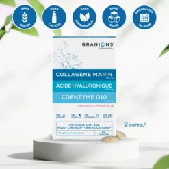 Complexe anti-âge Collagène, Acide Hyaluronique & Coenzyme Q10