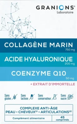 Complexe anti-âge Collagène, Acide Hyaluronique & Coenzyme Q10