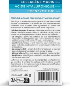 Complexe anti-âge Collagène, Acide Hyaluronique & Coenzyme Q10
