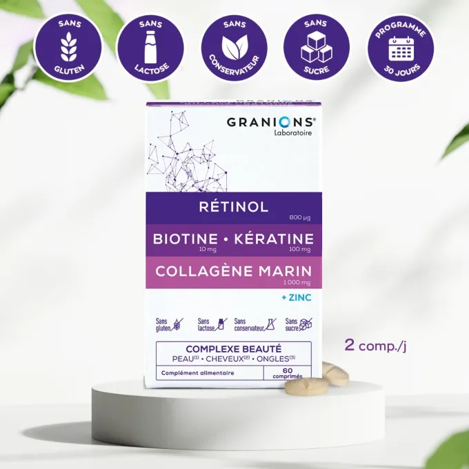 Complexe Beauté - Peau, Cheveux, Ongles