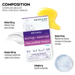 Complexe Beauté - Peau, Cheveux, Ongles