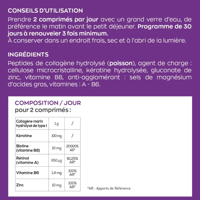 Complexe Beauté - Peau, Cheveux, Ongles