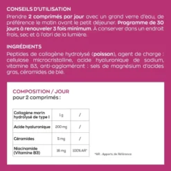 Complexe Hydratation - Tonicité, élasticité & hydratation de la peau - 60 comprimés