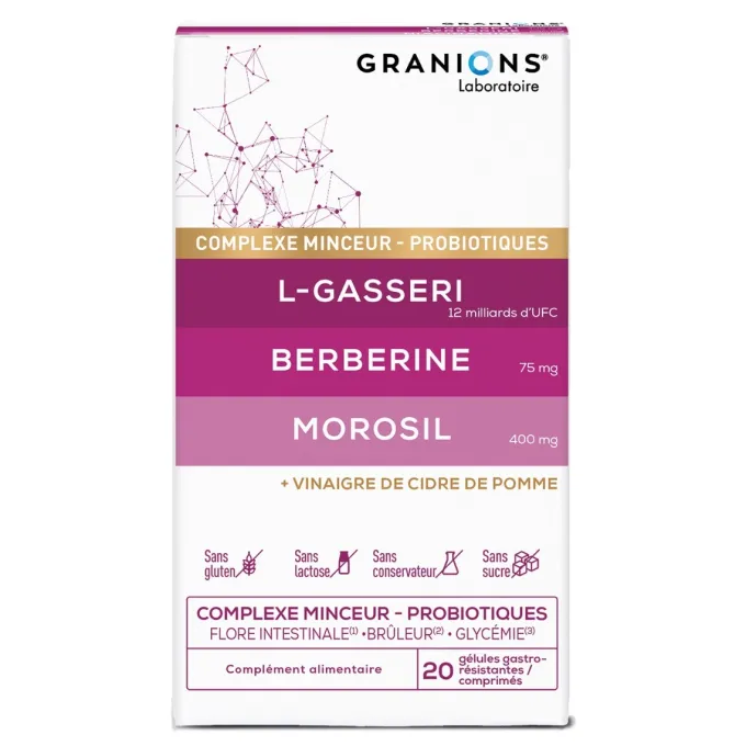 Complexe Microbiote Minceur LGasseri Berberine Morosil