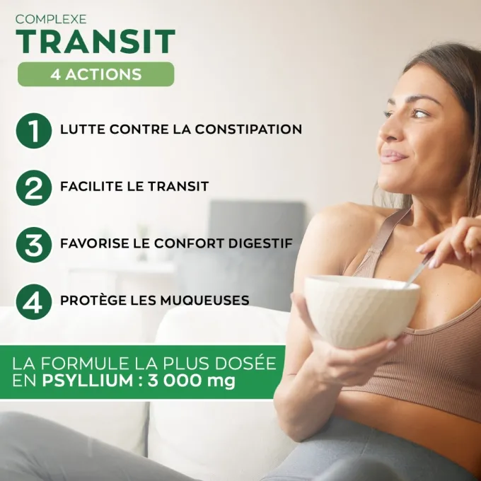 Complexe Transit au Psyllium en poudre