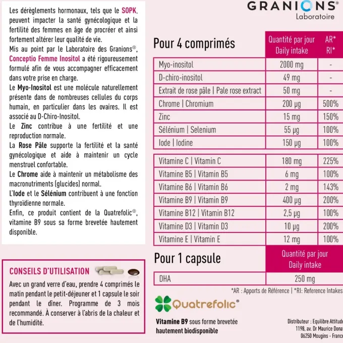 CONCEPTIO FEMME INOSITOL