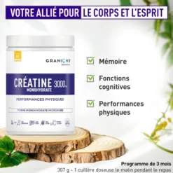 Créatine Monohydrate 3000 mg