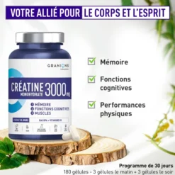 Créatine Monohydrate 3000 mg