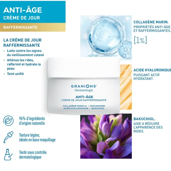 Crème de jour raffermissante anti-age