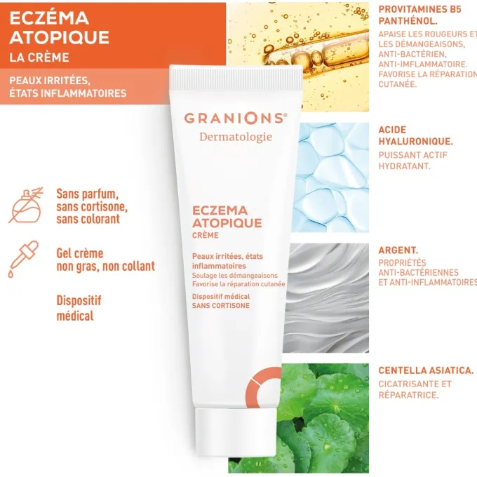Crème dermatologie eczéma atopique - 30 ml