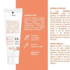 Crème dermatologie eczéma atopique - 30 ml