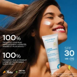 Crème hydratante visage SPF30