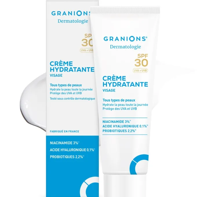 Crème hydratante visage SPF30