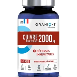 Cuivre bisglycinate - 60 gélules