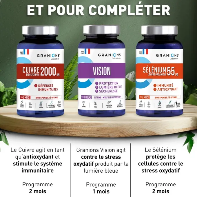 Cuivre bisglycinate - 60 gélules