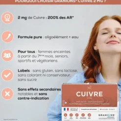 Cuivre 2 mg - 30 ampoules buvables