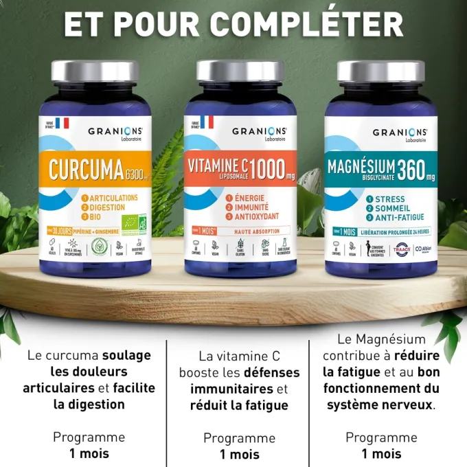 Curcuma 6300mg BIO - 60 gélules