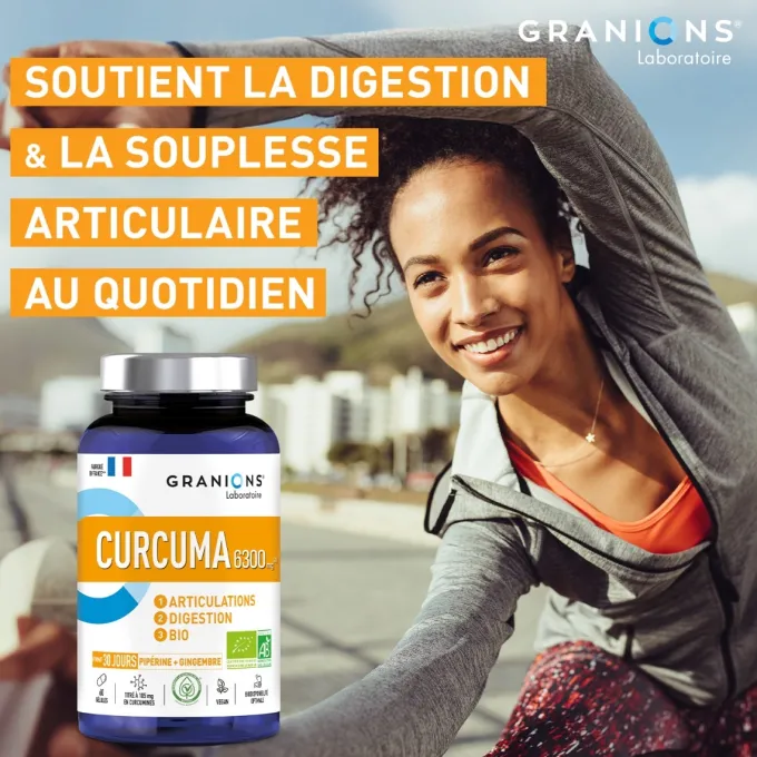 Curcuma 6300mg BIO - 60 gélules