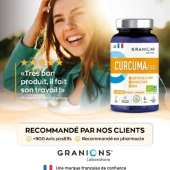 Curcuma 6300mg BIO - 60 gélules