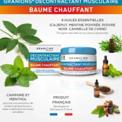 Décontractant musculaire Baume chauffant