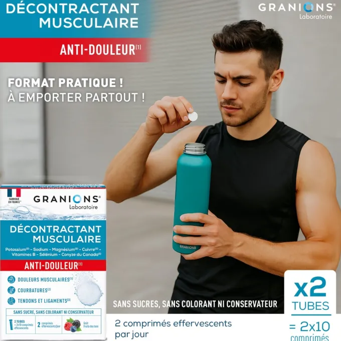 Décontractant Musculaire Effervescent