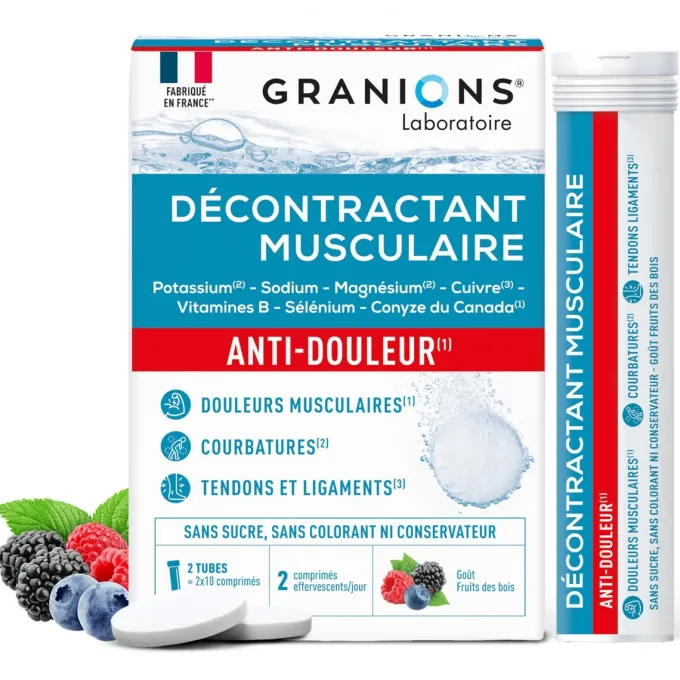 Décontractant Musculaire Effervescent