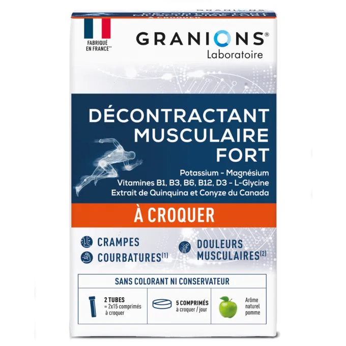 Décontractant Musculaire Fort à croquer