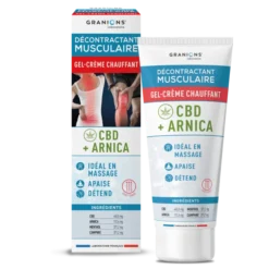 Décontractant Musculaire Gel-crème chauffant CBD + ARNICA