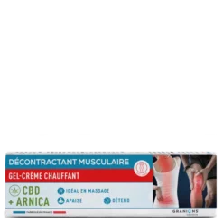 Décontractant Musculaire Gel-crème chauffant CBD + ARNICA